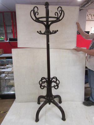 408.65 - PORTE MANTEAU EN BOIS COURBE PALISSANDRE - Hauteur …