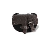 sac à bandoulière Chanel en cuir matelassé marron
