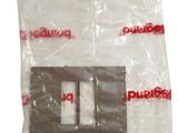 a plastic bag that has two pieces of plastic on it