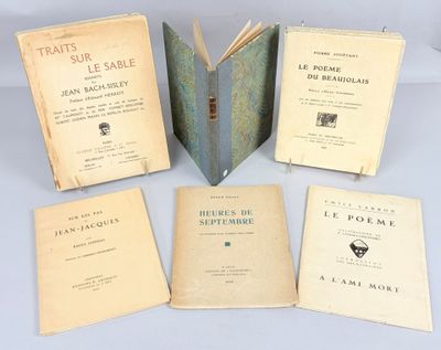Réunion de 6 volumes in-8 illustrés par Pierre COMBET-DESCOM…