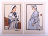 deux photos d'une femme et d'un homme dans la même image