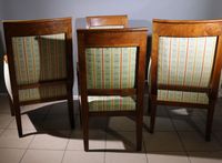 Ensemble de deux bergères et deux fauteuils en bois naturel,… (photo 2)