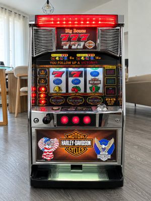 an image of a slot machine in a living room
