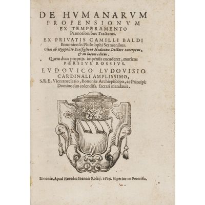 an old book with a drawing of a ship on it