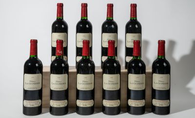10B - CHÂTEAU LA GOMERIE (Caisse Bois d'origine de 12 remise…