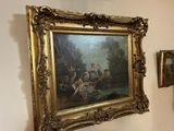 une photo d'un tableau accroché au mur