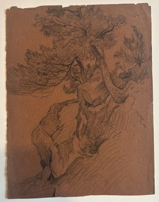 Jos Henri PONCHIN (1897 - 1981), "Paysage".