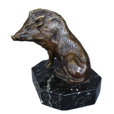 Irénée ROCHARD (1906 -1984) Sanglier assis Epreuve en bronze…