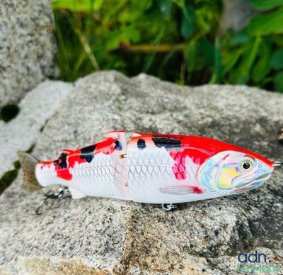 Lot de 6 leurres pour la pêche, de type: Statam 188mm 70g, d…