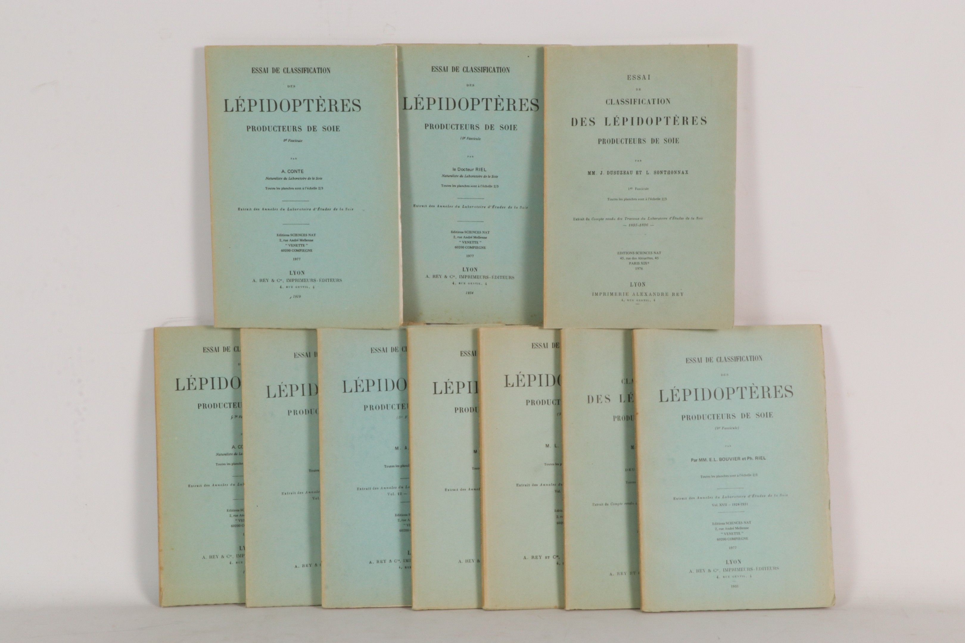 [ENTOMOLOGIE] Collectif. Essai de classification des lépidop…