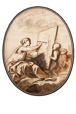 Attribué à Louis DURAMEAU (Paris 1733 - Versailles 1796 )