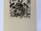 un dessin en noir et blanc représentant un homme assis à cheval
