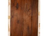 a painting of a wooden frame with a piece of wood sticking out of it