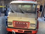 a truck that is parked inside of a building