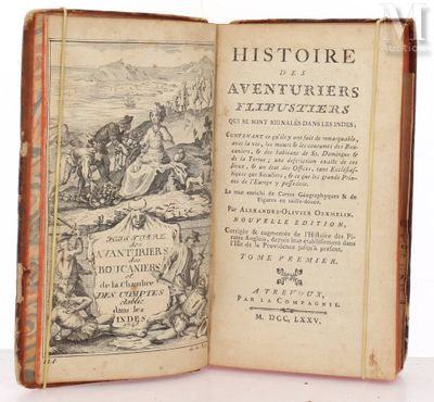 an open book with a picture of a man on a horse in the background