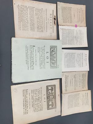 8 documents révolutionnaires concernant le département du Ba…