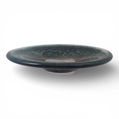 DAUM France Coupe ronde en cristal, signée