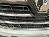 a close up of the front grill of a truck