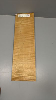 Fond en érable pour violon, en deux parties, ~45cm