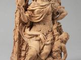 an image of a statue of a woman holding a child
