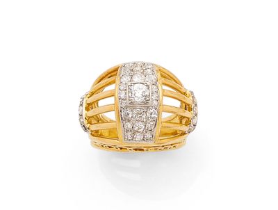 Bague en diamant et or 18 carats