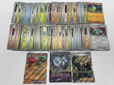 a lot of cards that are on the table