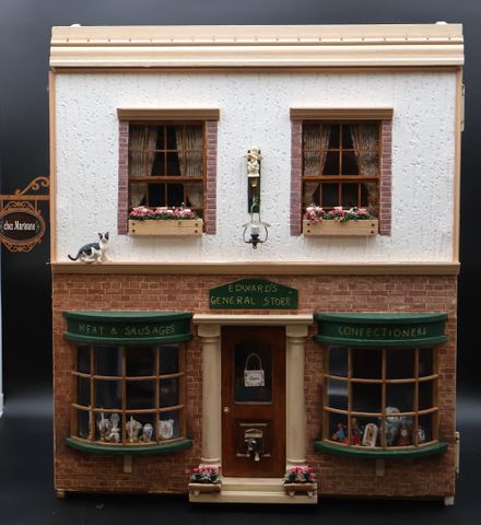 Diorama - « Edward’s general store », scène d’intérieur épicerie ...