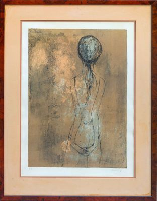 une image représentant un tableau où l'on voit une femme avec une balle sur la tête