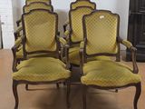 six chairs with yellow upholstered upholstered upholstered upholstered upholstered upholstered upholstered upholstered