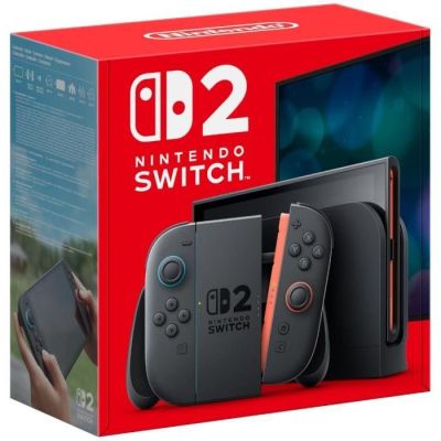 the nintendo switch is in the box and ready to be used