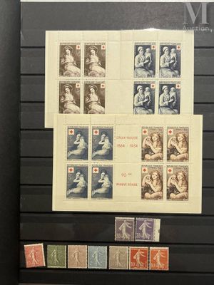 a picture of a collection of stamps on display in a frame