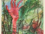 une image représentant un tableau où l'on voit une main sortir d'un arbre