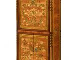 an image of a cabinet with two drawers and a door