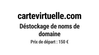 Nom de domaine cartevirtuelle.com.