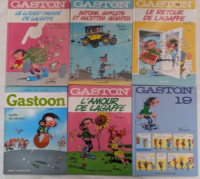six livres pour enfants en français sont alignés sur une table