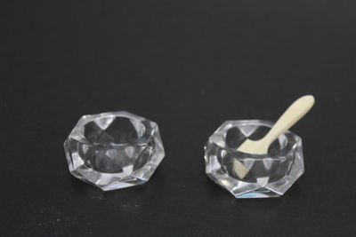 Paire de salerons en cristal Baccarat — Élégance et raffinement - Photo 1