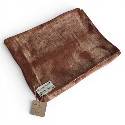GEORGES STORE Housse de coussin en toile de coton rouge.
