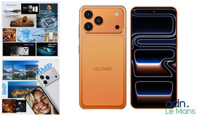 Smartphone Hotwav A17 Pro Max 4 Go/128 Go – Orange, cadre ul…
