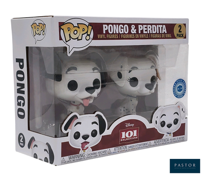 Lot de deux figurines Disney Pop Vinyl : Poco et Perdita