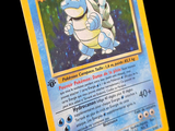 une carte Pokémon sur laquelle figure une illustration de Tortank
