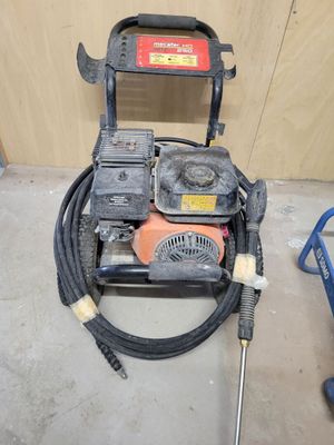 an image of a power washer in a garage