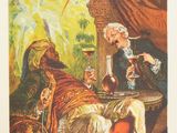 an image of a painting of a man and a woman sitting at a table