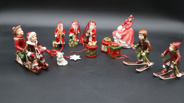 VILLEROY & BOCH : ensemble de décoration de noël en porcelaine so...