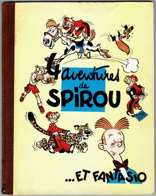 On voit ici la couverture du livre « Aventures de Sprouu ».