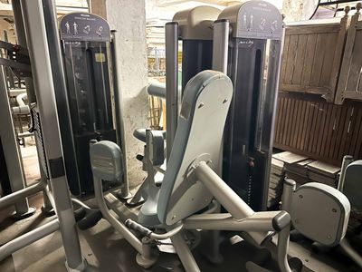 an image of a gym room with equipment in it