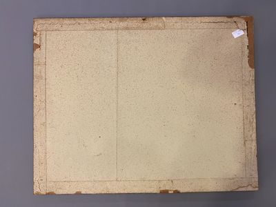 an old piece of paper with a piece of paper sticking out of it