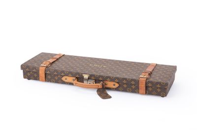 Louis VUITTON - Rare valise pour fusil de dame en toile Mono…