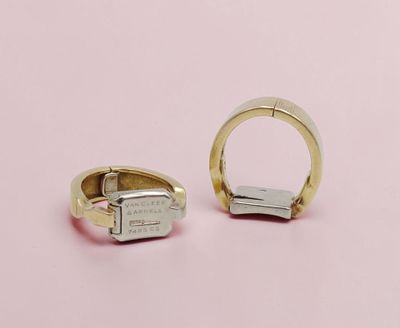 une image représentant deux anneaux sur une surface rose, avec un fond rose