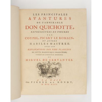 CERVANTÈS (Miguel de). Les Principales avantures de l'admira…