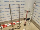 a lot of tools that are laying out on the floor